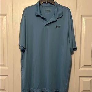 Under Armour Blue Athletic Polo Shirt